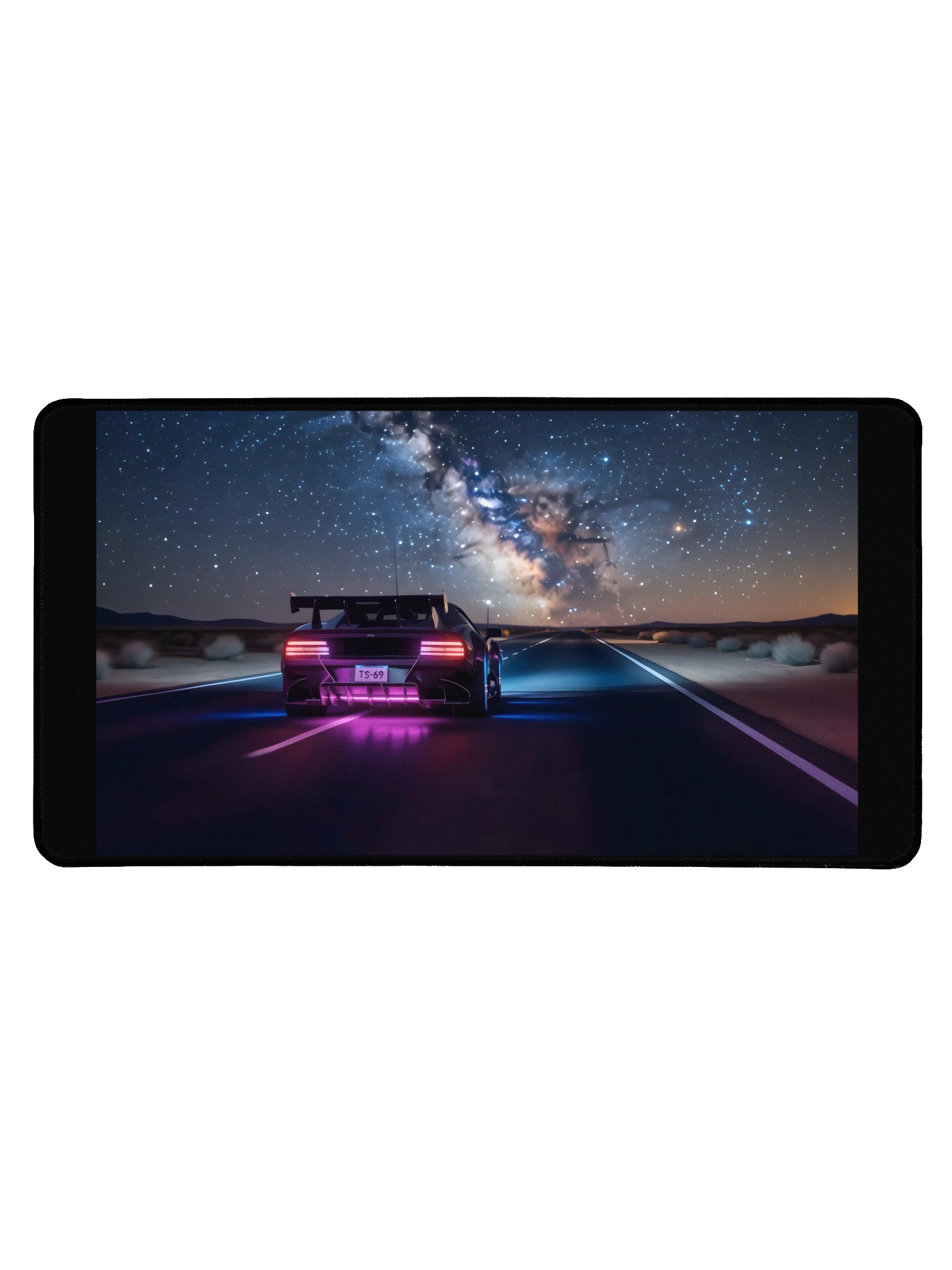 TS-69 under the Milky Way Night Sky Desk Mat