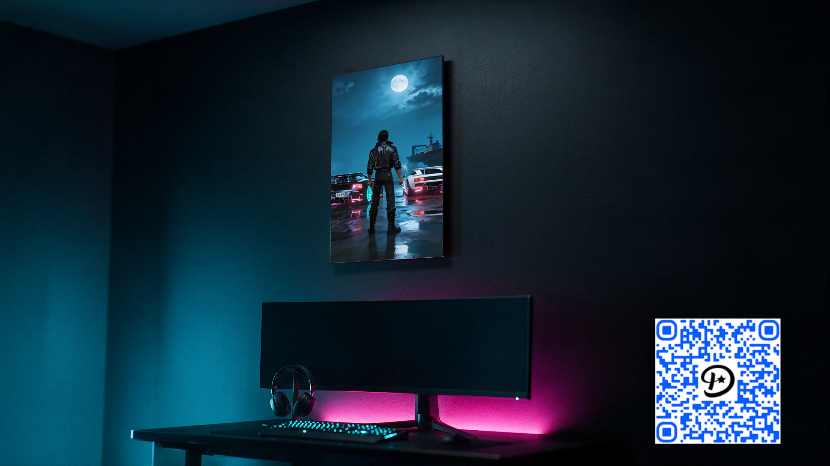Tony Stallone — The Standoff · Displate Metal Poster